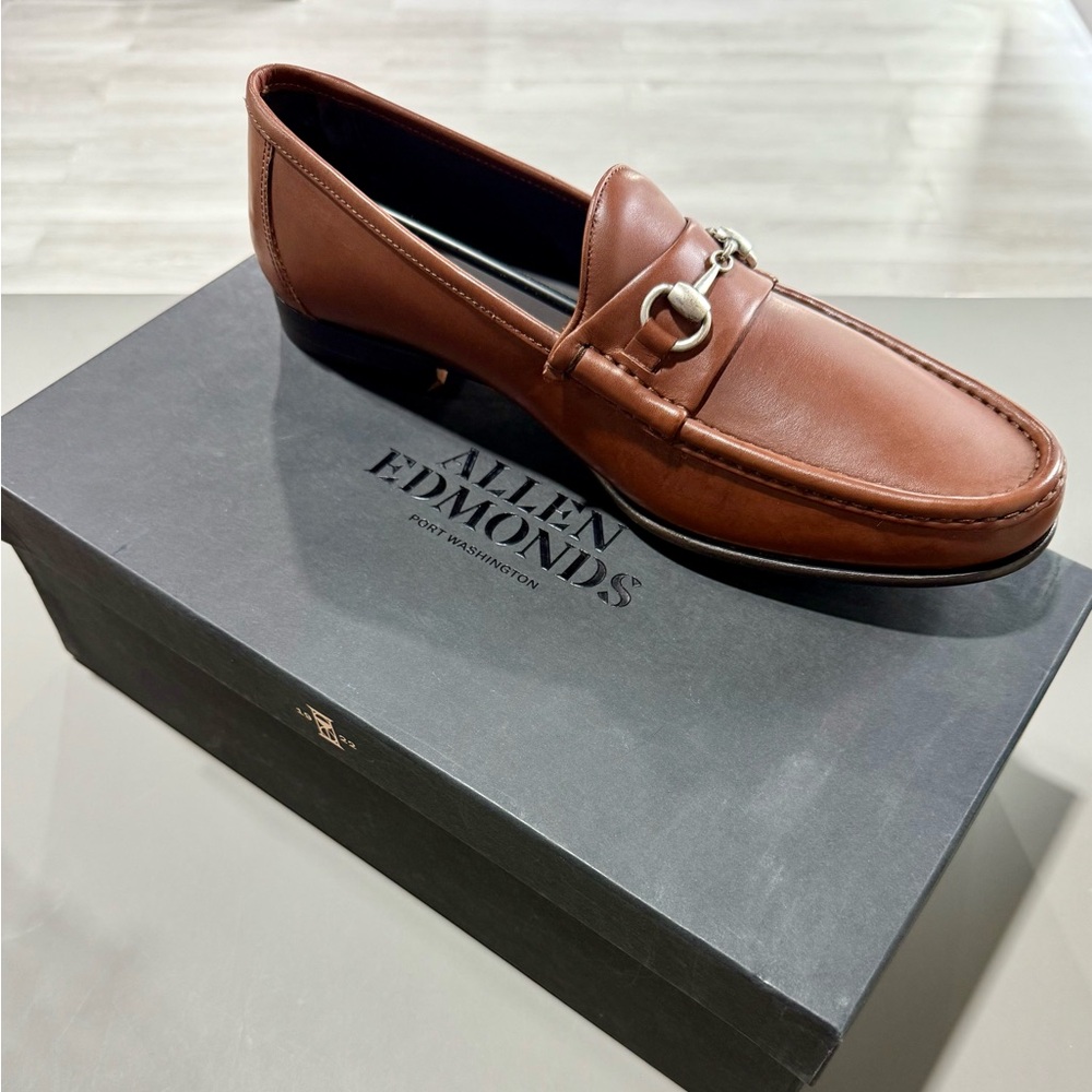 Allen Edmonds Verona II Leather Slip-On Loafers 12D